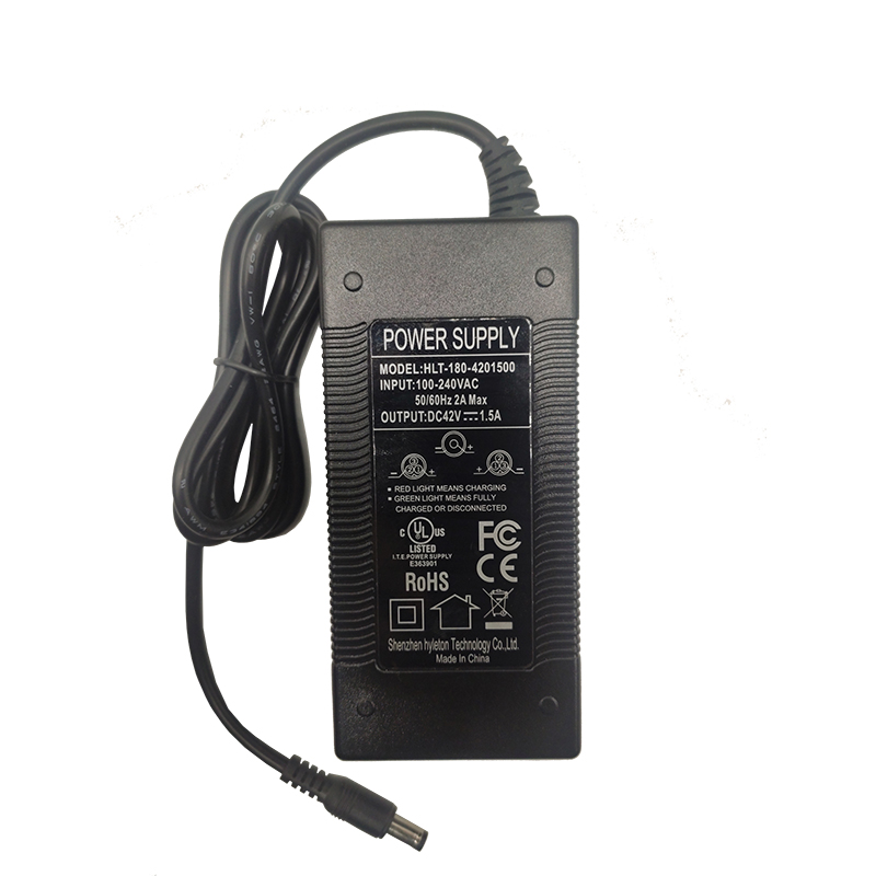 شارژر 42 ولت 1.5 آمپر (فیش استاندارد)